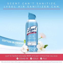 Lysol Air Sanitizing Spray - Cotton Blossom - 10oz/2pk