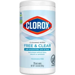 Clorox Free & Clear Wipes - 75ct