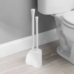 IDESIGN UNA Slim Bowl Brush And Plunger White -Cleaning Supply Store GUEST 42c71837 d402 46f0 8c04 34892dd32a58