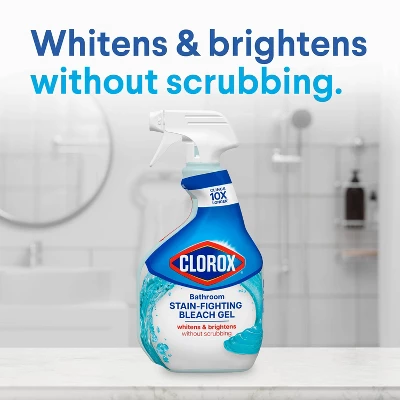 Clorox Bleach Gel Cleaner Spray - 30 Fl Oz 5 Clorox Bleach Gel Cleaner Spray - 30 Fl Oz - Image 3
