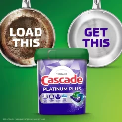 Cascade Mountain Platinum Plus Action Pacs Dishwasher Detergent - 33.8oz/52ct -Cleaning Supply Store GUEST 4676f64e 69fd 4aeb 81b4 aa1e114ec0f7 1