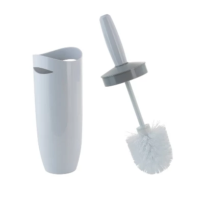 Contour Toilet Brush Holder White - Bath Bliss 6 Contour Toilet Brush Holder White - Bath Bliss - Image 4