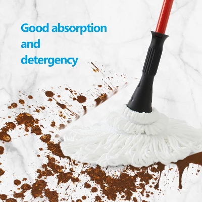 57.5 In. Long Handle Self Bending Twist Mop For Floor Cleaning 4 57.5 In. Long Handle Self Bending Twist Mop For Floor Cleaning - Image 2