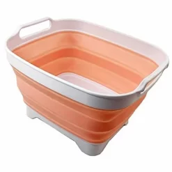 SAMMART 7.5L (2 Gallons) Collapsible Dishpan With Draining Plug -Cleaning Supply Store GUEST 4bde519e 5104 4759 b374 396e13045329