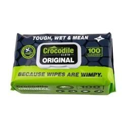 Crocodile Cloth Original Fiber Blend Cleaning Wipes 15 In. W X 10 In. L 100 Pk (Pack Of 6)