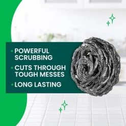 Scotch-Brite Stainless Steel Scrubbing Pads - 3ct -Cleaning Supply Store GUEST 4cb14d3d 014e 4332 a36f 296d8834144c