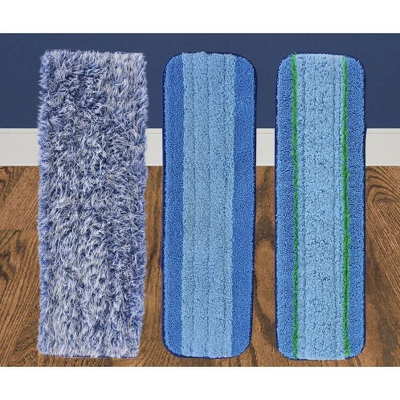 Bona Cleaning Products Reusable Mop Refill Multi Surface Microfiber Wet + Dry Floor Sweeping + Mopping Value Pack - 3ct 4 Bona Cleaning Products Reusable Mop Refill Multi Surface Microfiber Wet + Dry Floor Sweeping + Mopping Value Pack - 3ct - Image 2