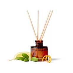 Liquid Reed Diffuser - Citrus & Basil - 2 Fl Oz - Everspring™