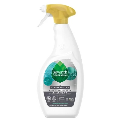 Seventh Generation Lemongrass Citrus Disinfecting Bathroom Cleaner - 26oz 10 Seventh Generation Lemongrass Citrus Disinfecting Bathroom Cleaner - 26oz - Image 8