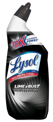 Lysol Toilet Bowl Cleaner With Lime And Rust Remover, 24 Ounce