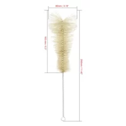 Unique Bargains Laboratory Test Tube 250ml Conical Flask Bristles Cleaning Brush 2pcs