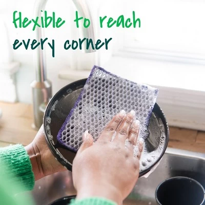 Scotch-Brite Stay Clean Scrubbing Dish Cloth - 2ct 8 Scotch-Brite Stay Clean Scrubbing Dish Cloth - 2ct - Image 6