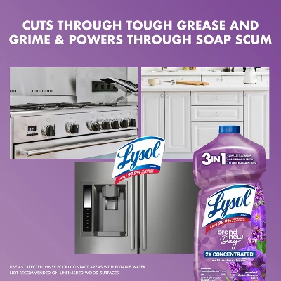 Lysol Lavender Concentrated Multi Surface All Purpose Cleaner - 48 Fl Oz 8 Lysol Lavender Concentrated Multi Surface All Purpose Cleaner - 48 Fl Oz - Image 6