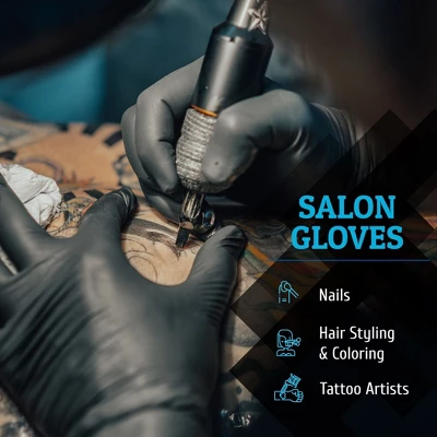 Hand-E Black Nitrile Gloves, Perfect For Cleaning & Cooking - 200 Pack 3 Hand-E Black Nitrile Gloves, Perfect For Cleaning & Cooking - 200 Pack