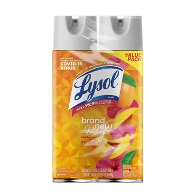 Lysol Mango Disinfectant Aerosol Spray - 38 Fl Oz 7 Lysol Mango Disinfectant Aerosol Spray - 38 Fl Oz - Image 5