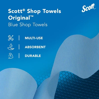 Scott Shop Original Blue Towels, Cloth-like Paper Towel (9.4"x11") 7 Scott Shop Original Blue Towels, Cloth-like Paper Towel (9.4"x11") - Image 5