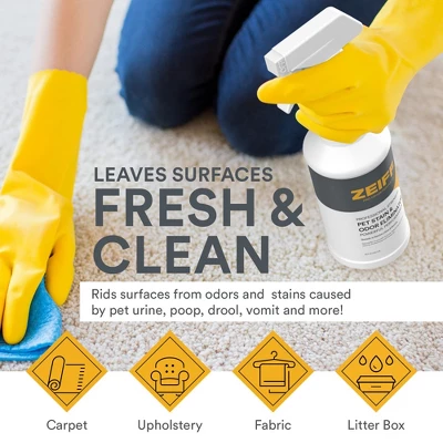 Zeiff Pet Stain And Odor Remover - Pet Urine Enzyme Cleaner To Break Up Tough Stains - Carpet Stain Remover For Dog Urine And Cat Pee, 1 Gallon, 6 Zeiff Pet Stain And Odor Remover - Pet Urine Enzyme Cleaner To Break Up Tough Stains - Carpet Stain Remover For Dog Urine And Cat Pee, 1 Gallon, - Image 4