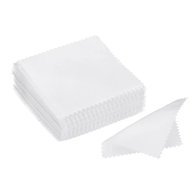 Unique Bargains Reusable Double-Sided Microfiber Jewelry Polishing Cloth 50 Pcs 10 Unique Bargains Reusable Double-Sided Microfiber Jewelry Polishing Cloth 50 Pcs - Image 8