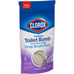 Clorox Lavender Clean Foaming Toilet Bomb Toilet Bowl Cleaner - 5ct -Cleaning Supply Store GUEST 577a6730 dcd6 41d5 b5a1 ece203f0bf04