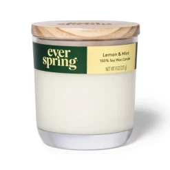 Lemon & Mint 100% Soy Wax Candle - Everspring™ -Cleaning Supply Store GUEST 57bbb5b9 9b04 4428 8fbb d680800452d6