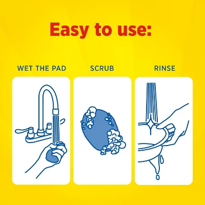 S.O.S. Steel Wool Soap Pads - 20 Count 3 S.O.S. Steel Wool Soap Pads - 20 Count