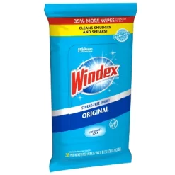 Windex Original Glass And Surface Pre-Moistened Wipes Window Cleaner - 38ct -Cleaning Supply Store GUEST 5855b851 400e 4870 9fcd d126c39f73a0