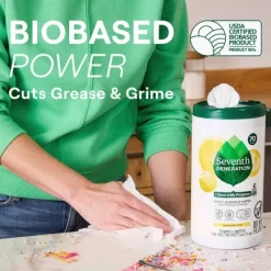 Seventh Generation Lemon Zest Multi-Surface Cleaning Wipes - 70ct 14 Seventh Generation Lemon Zest Multi-Surface Cleaning Wipes - 70ct -Cleaning Supply Store GUEST 59c7e48a 3421 4fae 902a 5dc8e19ef5da