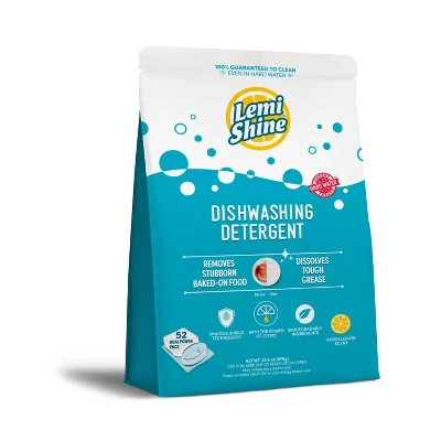 Lemi Shine Citrus Dishwasher Packet Detergents Auto Dish Detergent - 52ct 7 Lemi Shine Citrus Dishwasher Packet Detergents Auto Dish Detergent - 52ct - Image 5