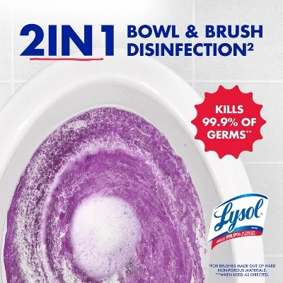 Lysol Lavender Liquid Toilet Bowl Cleaner - 48 Fl Oz/2ct 8 Lysol Lavender Liquid Toilet Bowl Cleaner - 48 Fl Oz/2ct - Image 6