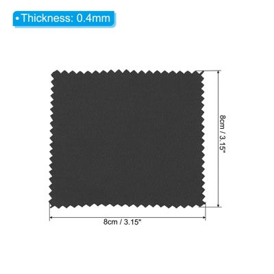 Unique Bargains Reusable Double-Sided Microfiber Jewelry Polishing Cloth 50 Pcs 3 Unique Bargains Reusable Double-Sided Microfiber Jewelry Polishing Cloth 50 Pcs