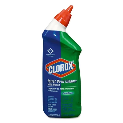 Clorox 24oz Bottle Of Fresh Scent Toilet Bowl Cleaner With Bleach 4 Clorox 24oz Bottle Of Fresh Scent Toilet Bowl Cleaner With Bleach - Image 2