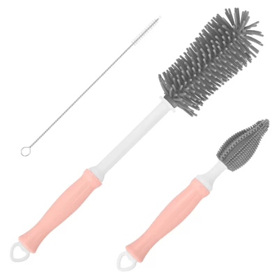 Unique Bargains 360 Rotation Straight Handle Silcone Bottle Cleaning Brush 1 Set 10 Unique Bargains 360 Rotation Straight Handle Silcone Bottle Cleaning Brush 1 Set - Image 8