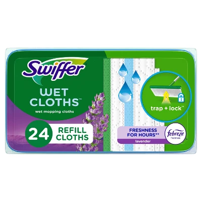 Swiffer Sweeper Wet Mopping Cloths With Febreze Freshness - Lavender Vanilla & Comfort - 24ct 15 Swiffer Sweeper Wet Mopping Cloths With Febreze Freshness - Lavender Vanilla & Comfort - 24ct - Image 13