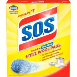 S.O.S. Steel Wool Soap Pads - 20 Count 9 S.O.S. Steel Wool Soap Pads - 20 Count -Cleaning Supply Store GUEST 5fc23683 355e 4788 a51c 987f619b6cf5