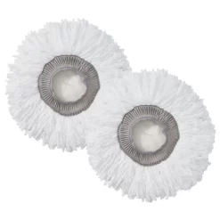 True & Tidy Round Mop Pad Replacement Set For Spray-360 Clean Everywhere Spray Mop Kit - 2pc -Cleaning Supply Store GUEST 5fe3dd22 a915 45be 9138 5ce0d2cd3983