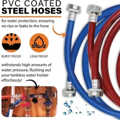 Chromex Tankless Water Heater Flushing Kit—Just Add Vinegar Or Your Own Descaler Solution In Blue -Cleaning Supply Store GUEST 608dd97e e9b6 41ae 86a0 205d162f9653