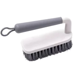OU Scrub Brush With Ergonomic Handle, All Purpose Heavy Duty Cleaning Scrubber For Bathroom & Kitchen With Nonslip Handle, Scraper Edge & Hanging Loop -Cleaning Supply Store GUEST 62165210 9c76 4ee2 b077 e335cdaa1adf