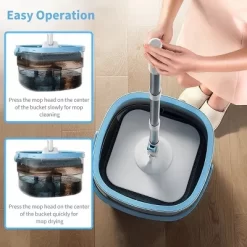 Racxily Spin Mop And Bucket With Wringer Set Flat Floor Mop With Clean And Dirty Water Separate System 2 Replaceable Reusable Washable 21 Racxily Spin Mop And Bucket With Wringer Set Flat Floor Mop With Clean And Dirty Water Separate System 2 Replaceable Reusable Washable -Cleaning Supply Store GUEST 62b0b2ea bb66 499f a9da 75c5eff00e06