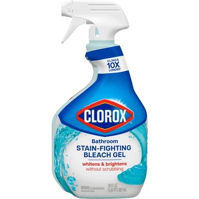 Clorox Bleach Gel Cleaner Spray - 30 Fl Oz 3 Clorox Bleach Gel Cleaner Spray - 30 Fl Oz