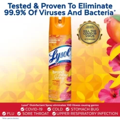 Lysol Mango Disinfectant Aerosol Spray - 38 Fl Oz