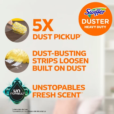 Swiffer Unstopables Fresh Heavy Duty Duster Refill - 11ct 4 Swiffer Unstopables Fresh Heavy Duty Duster Refill - 11ct - Image 2
