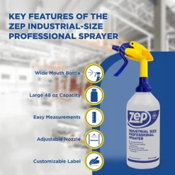 Zep Industrial Size Professional Sprayer – Large Capacity – 48 Oz -Cleaning Supply Store GUEST 668accf2 31ea 4c24 8014 46f3a72e792e