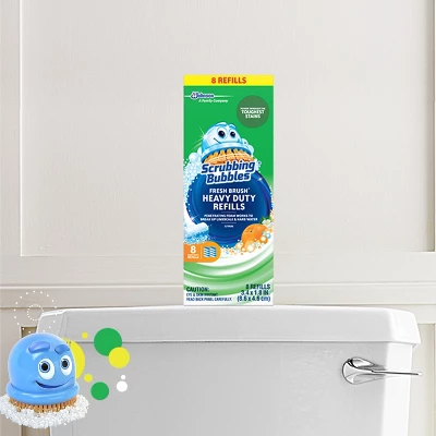 Scrubbing Bubbles Citrus Scent Fresh Brush Toilet Cleaning Refill - 8ct 3 Scrubbing Bubbles Citrus Scent Fresh Brush Toilet Cleaning Refill - 8ct