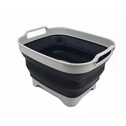 SAMMART 7.5L (2 Gallons) Collapsible Dishpan With Draining Plug -Cleaning Supply Store GUEST 680ca74e a97f 4275 9bf2 b60f5b07c150
