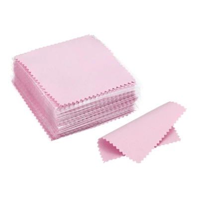 Unique Bargains Reusable Double-Sided Microfiber Jewelry Polishing Cloth 50 Pcs 7 Unique Bargains Reusable Double-Sided Microfiber Jewelry Polishing Cloth 50 Pcs - Image 5