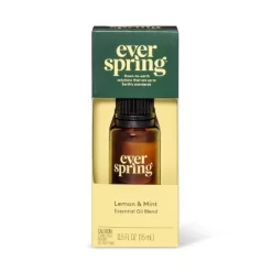 Lemon & Mint Essential Oil Blend - 0.5 Fl Oz - Everspring™ -Cleaning Supply Store GUEST 698a0e49 dab5 49b8 bcff cc38685fec45