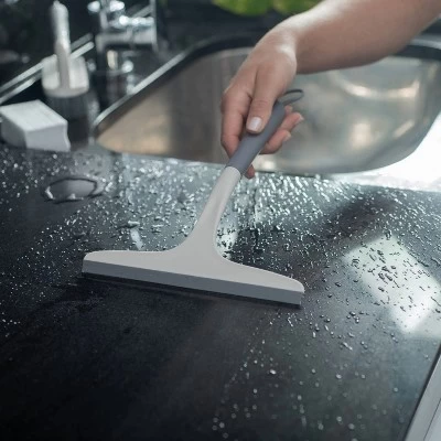 OU Multipurpose Silicone Squeegee For Windows, Shower & Glass – Lightweight Multipurpose Cleaner With Nonslip Handle & Hanging Loop 5 OU Multipurpose Silicone Squeegee For Windows, Shower & Glass – Lightweight Multipurpose Cleaner With Nonslip Handle & Hanging Loop - Image 3