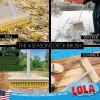 Lola Products Deck Scrub Brush Broom, 9" X 3.5" Wide, Durable Bristles Remove Dirt, Grime, Grout, Leaves, Snow On Patios, Decks, Wet Or Dry, 9 Count -Cleaning Supply Store GUEST 6b1f31cd 1c3a 4abf a6b0 cf4d47307c8e
