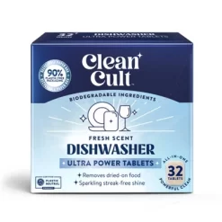 Cleancult Ultra Power Dishwasher Tablets - 32ct -Cleaning Supply Store GUEST 6b519980 77fc 42f7 bba2 808d4611802e