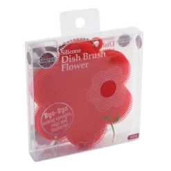 Norpro Silicone Dish Scrubbing Sponge / Vegetable Scrubber Brush - Red Flower Shaped -Cleaning Supply Store GUEST 6c4045f3 83a5 4949 9de1 8af792bf16d4